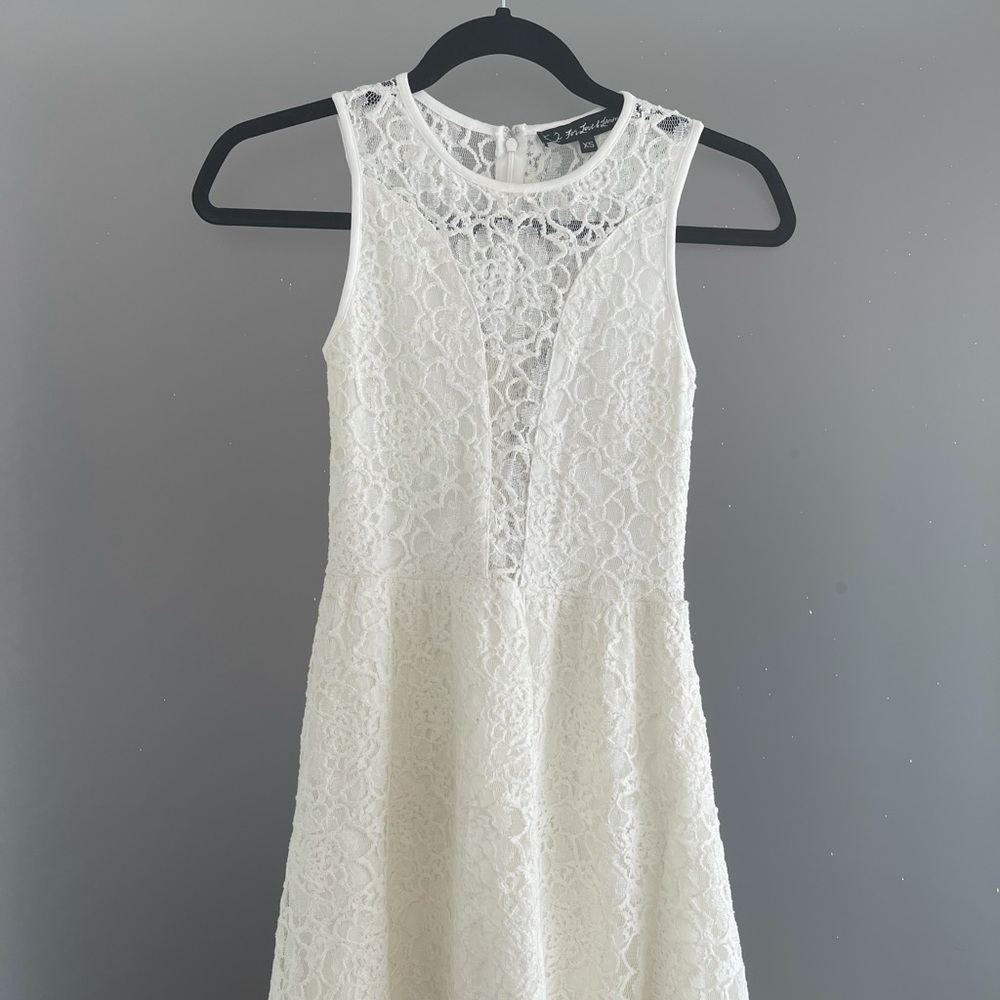 For Love & Lemons - White Lace Dress